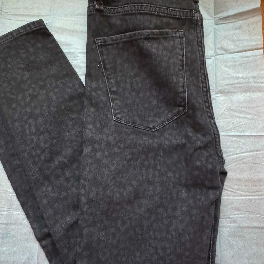 NWT A&F  cheetah print high rise stretch fabric denim size 25